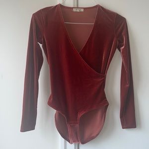 Velour Madewell Bodysuit